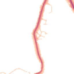 Daytime road noise heatmap for GU6 8UF