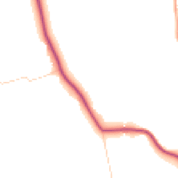 Daytime road noise heatmap for GU8 4AD