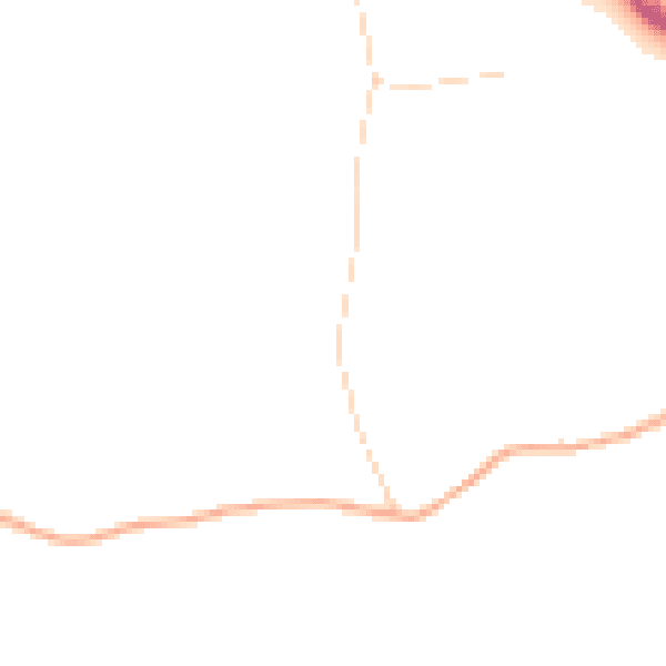 Daytime road noise heatmap for GU8 4AF
