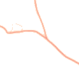 Daytime road noise heatmap for GU8 4BB