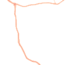 Daytime road noise heatmap for GU8 4BD