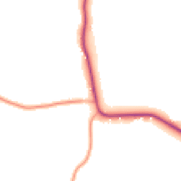 Daytime road noise heatmap for GU8 4BG