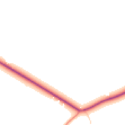 Daytime road noise heatmap for GU8 4BL