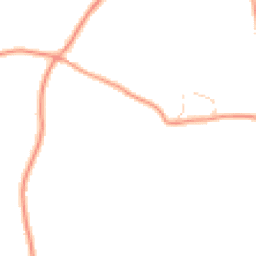 Daytime road noise heatmap for GU8 4DD