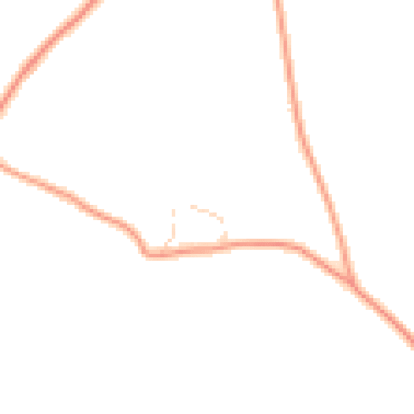 Daytime road noise heatmap for GU8 4DJ