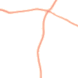 Daytime road noise heatmap for GU8 4DL