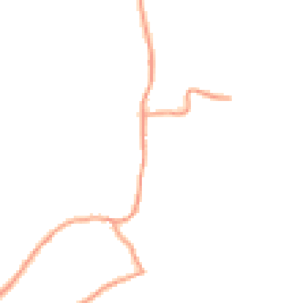 Daytime road noise heatmap for GU8 4DT