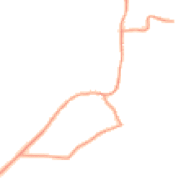 Daytime road noise heatmap for GU8 4HJ