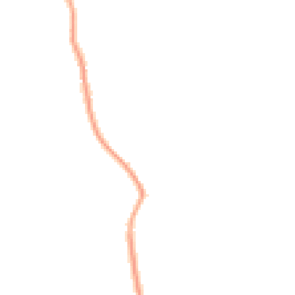 Night-time road noise heatmap for GU8 4JE