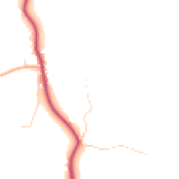 Daytime road noise heatmap for GU8 4JF