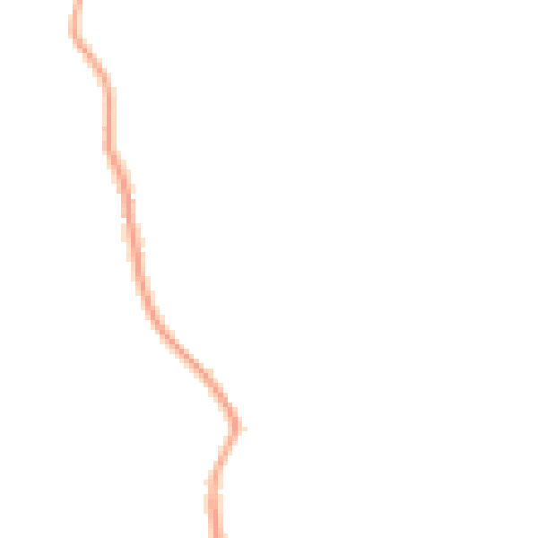 Night-time road noise heatmap for GU8 4JF