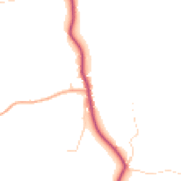 Daytime road noise heatmap for GU8 4JG