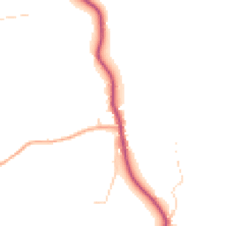Daytime road noise heatmap for GU8 4JJ