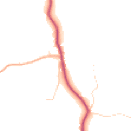 Daytime road noise heatmap for GU8 4JR