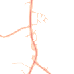 Daytime road noise heatmap for GU8 4LF