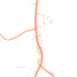 Daytime road noise heatmap for GU8 4LH