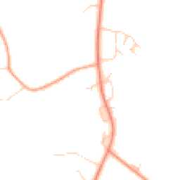 Daytime road noise heatmap for GU8 4LJ