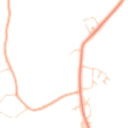 Daytime road noise heatmap for GU8 4LU
