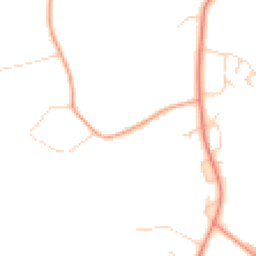 Daytime road noise heatmap for GU8 4LW