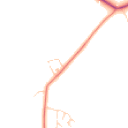 Daytime road noise heatmap for GU8 4NB