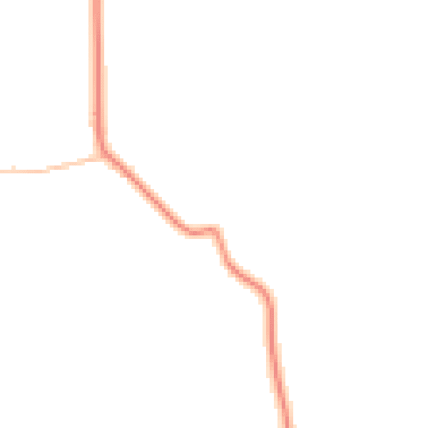 Daytime road noise heatmap for GU8 4PJ
