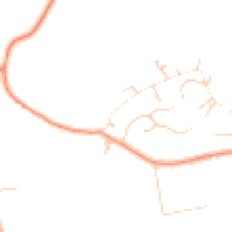 Daytime road noise heatmap for GU8 4QR