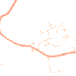 Daytime road noise heatmap for GU8 4QS