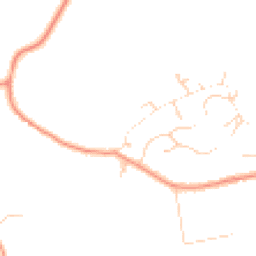 Daytime road noise heatmap for GU8 4QT