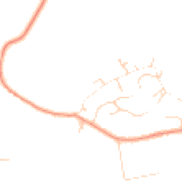 Daytime road noise heatmap for GU8 4QY