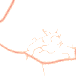 Daytime road noise heatmap for GU8 4RB
