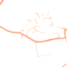 Daytime road noise heatmap for GU8 4SB