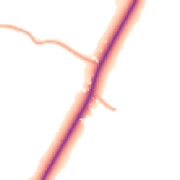 Daytime road noise heatmap for GU8 4SP