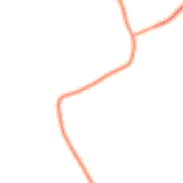 Daytime road noise heatmap for GU8 4TG