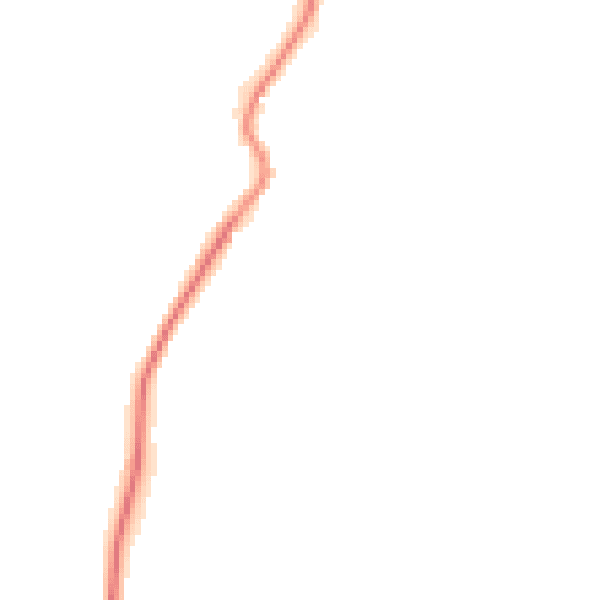 Night-time road noise heatmap for GU8 4UE