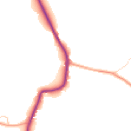 Daytime road noise heatmap for GU8 4UP