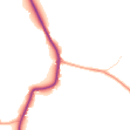 Daytime road noise heatmap for GU8 4UR