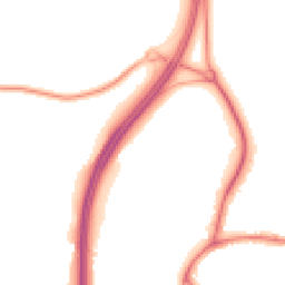 Night-time road noise heatmap for GU8 5AL