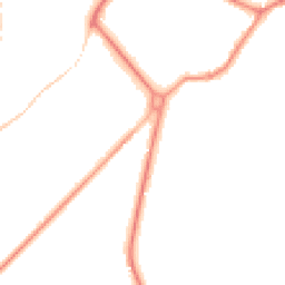 Night-time road noise heatmap for GU8 5AZ