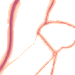 Night-time road noise heatmap for GU8 5BF