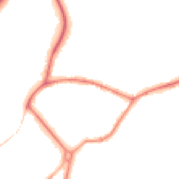 Night-time road noise heatmap for GU8 5DN