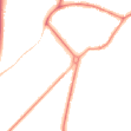 Night-time road noise heatmap for GU8 5DQ