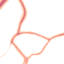Night-time road noise heatmap for GU8 5DR