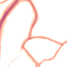 Night-time road noise heatmap for GU8 5DW