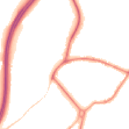 Night-time road noise heatmap for GU8 5DY