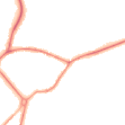 Night-time road noise heatmap for GU8 5HZ