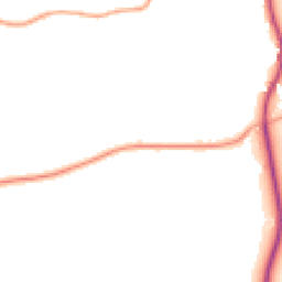 Daytime road noise heatmap for GU8 5LA