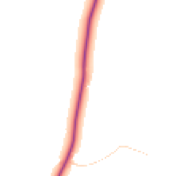 Daytime road noise heatmap for GU8 5LB