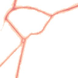 Night-time road noise heatmap for GU8 5LJ