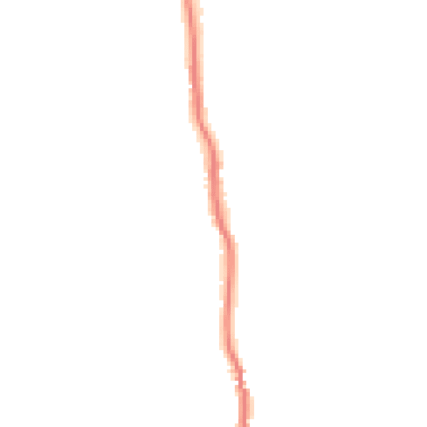 Night-time road noise heatmap for GU8 5LP