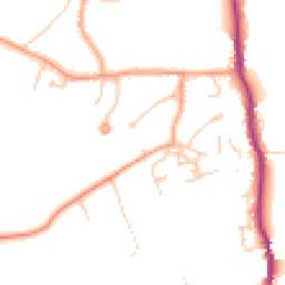 Daytime road noise heatmap for GU8 5NU